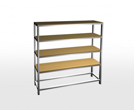 Laminated Shelving Display Unit